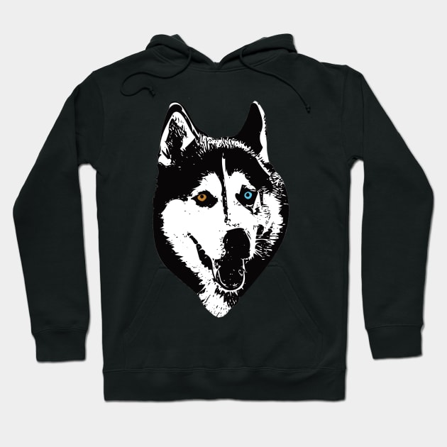 Siberian Husky - Sibe Christmas Gifts Hoodie by DoggyStyles